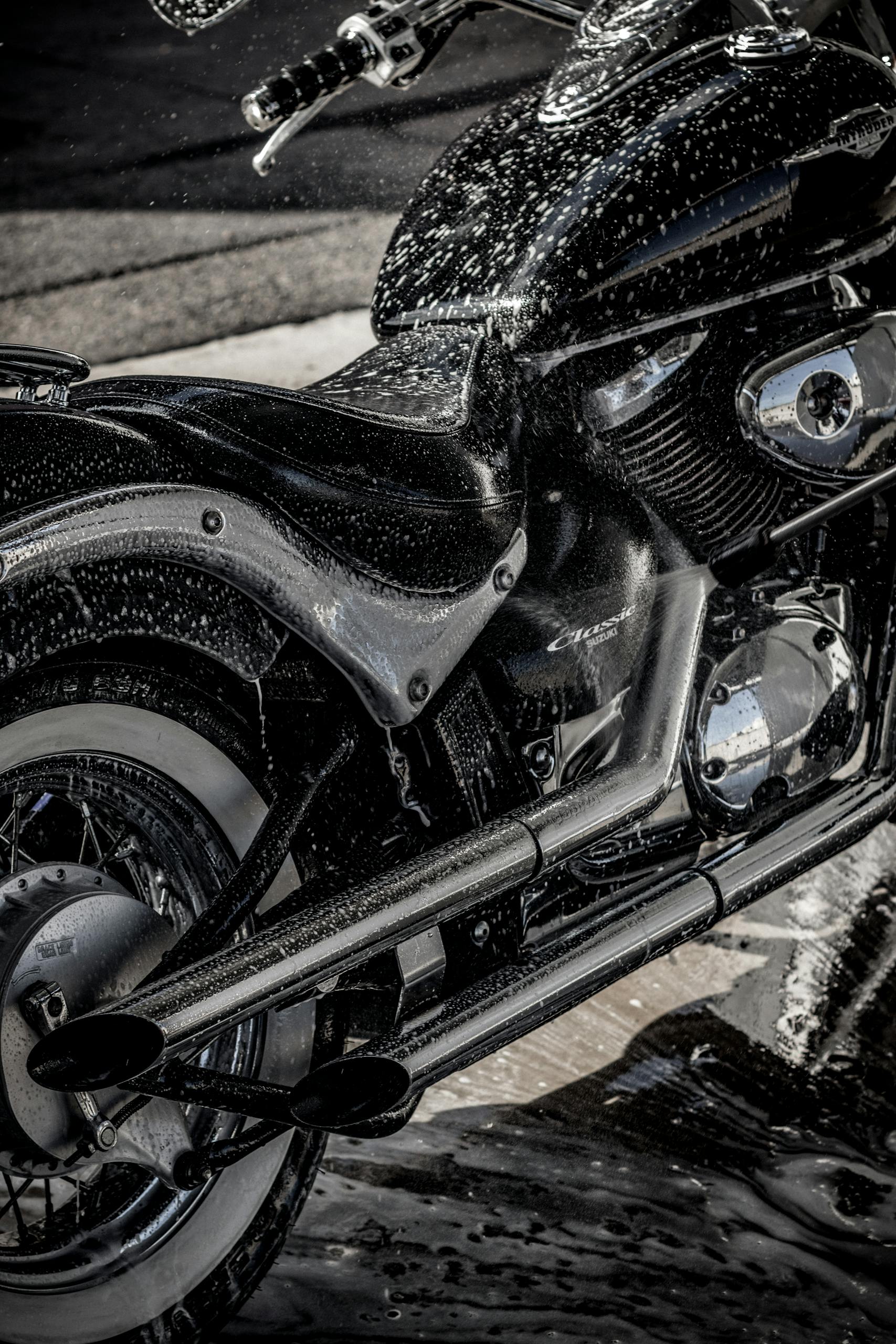 Photo of Black Motorcycle